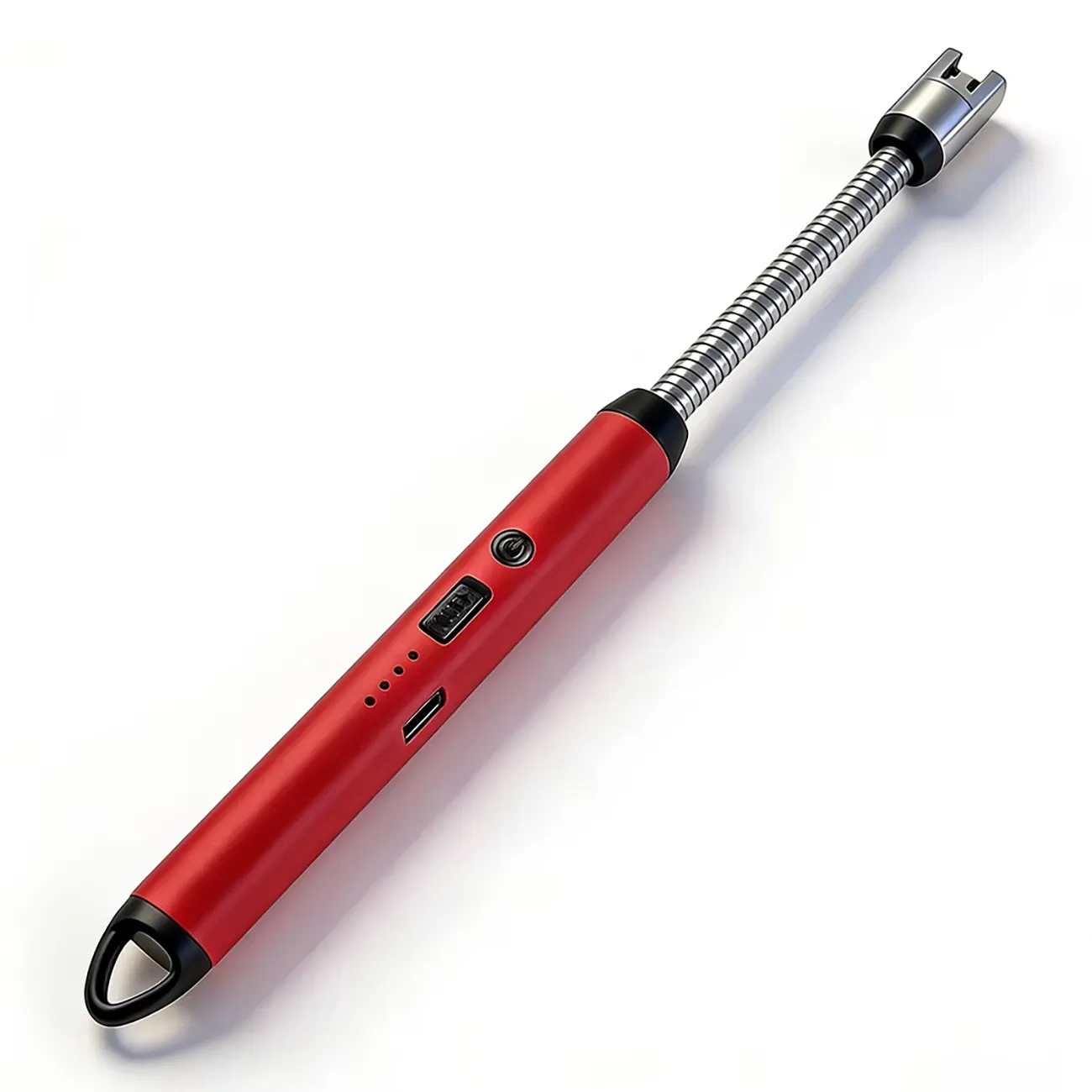 USB Rechargeable Electric Arc Lighter with 360° Flexible Neck ,Windproof & Flameless